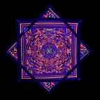 Circle Hong Kong Mandala Double-side UV reaction dapo flowstar