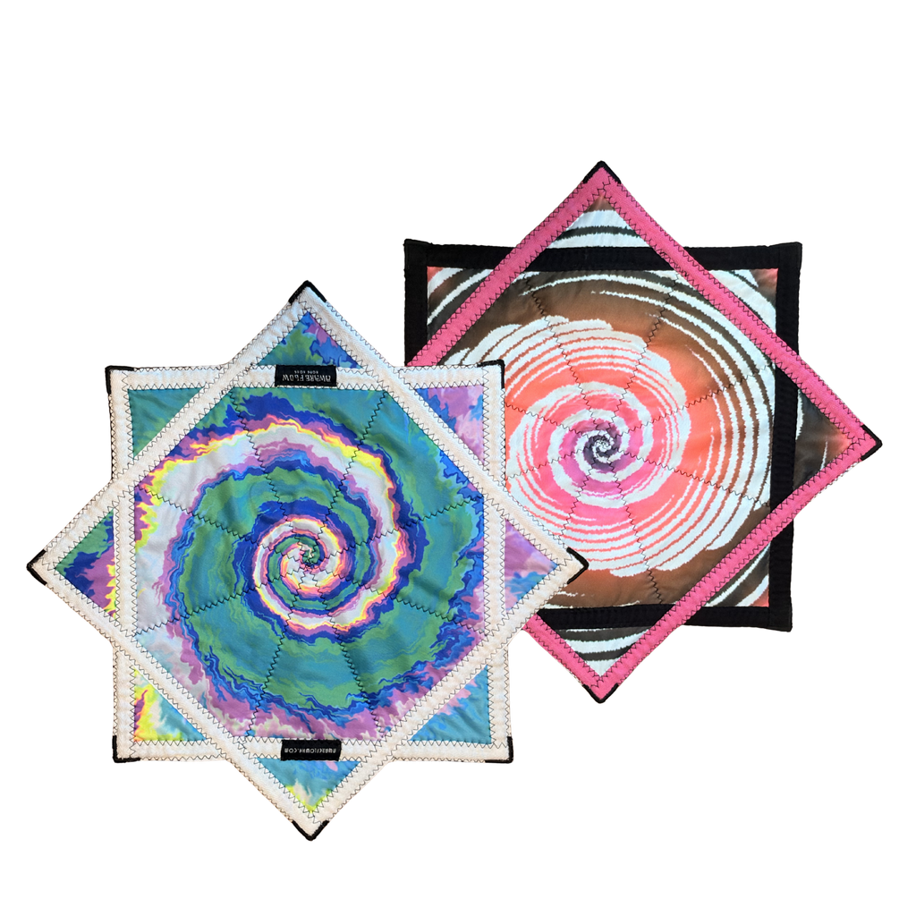 Star Spiral Dream - Blue & Pink UV Dapo Flowstar