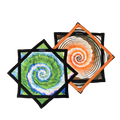Star Spiral Dream - Green & Orange UV Dapo Flowstar