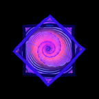 Star Spiral Dream - Blue & Pink UV Dapo Flowstar