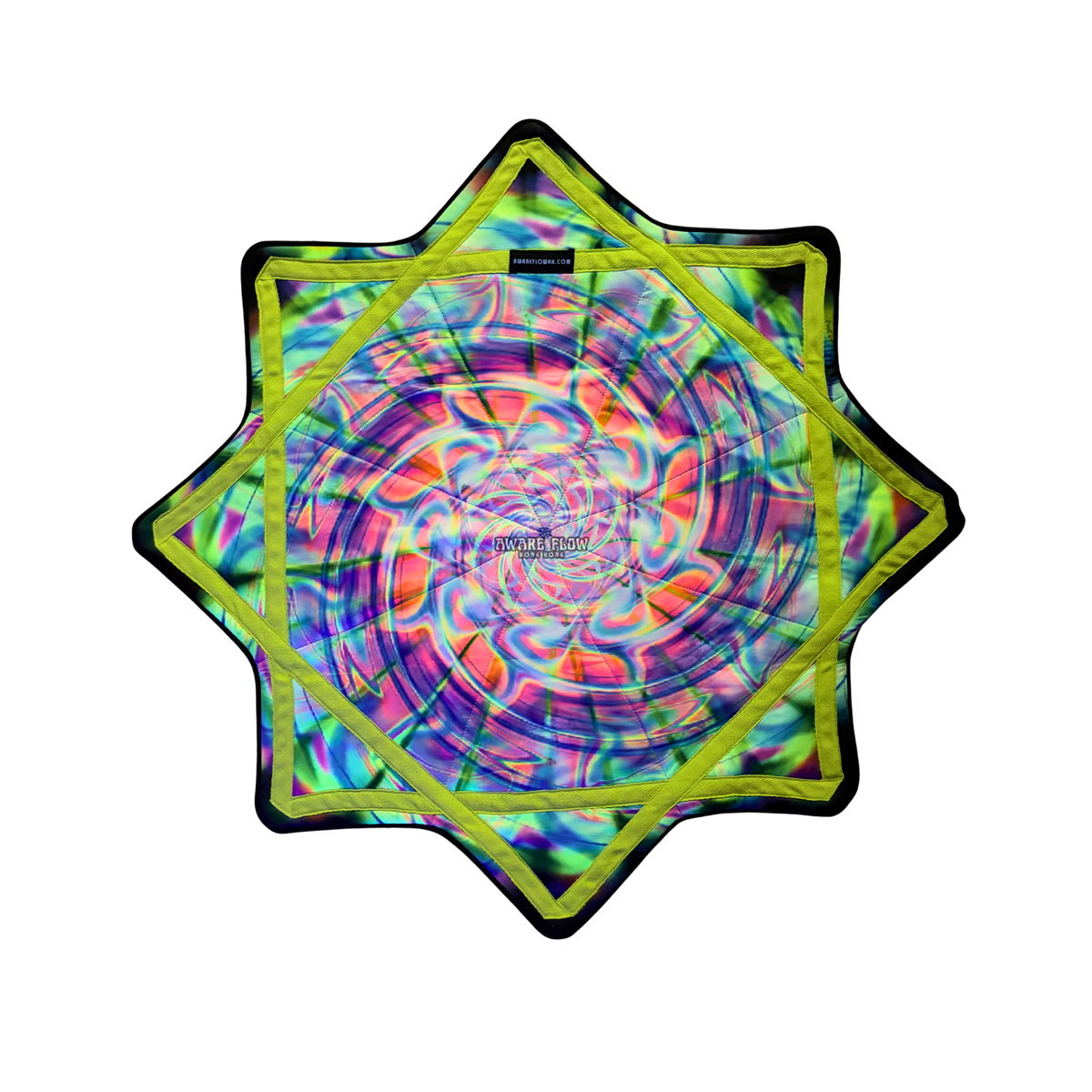 PsyWave Mandala – 8角 UVリフレクティブ Dapo