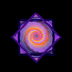 Star Spiral Dream - Green & Orange UV Dapo Flowstar