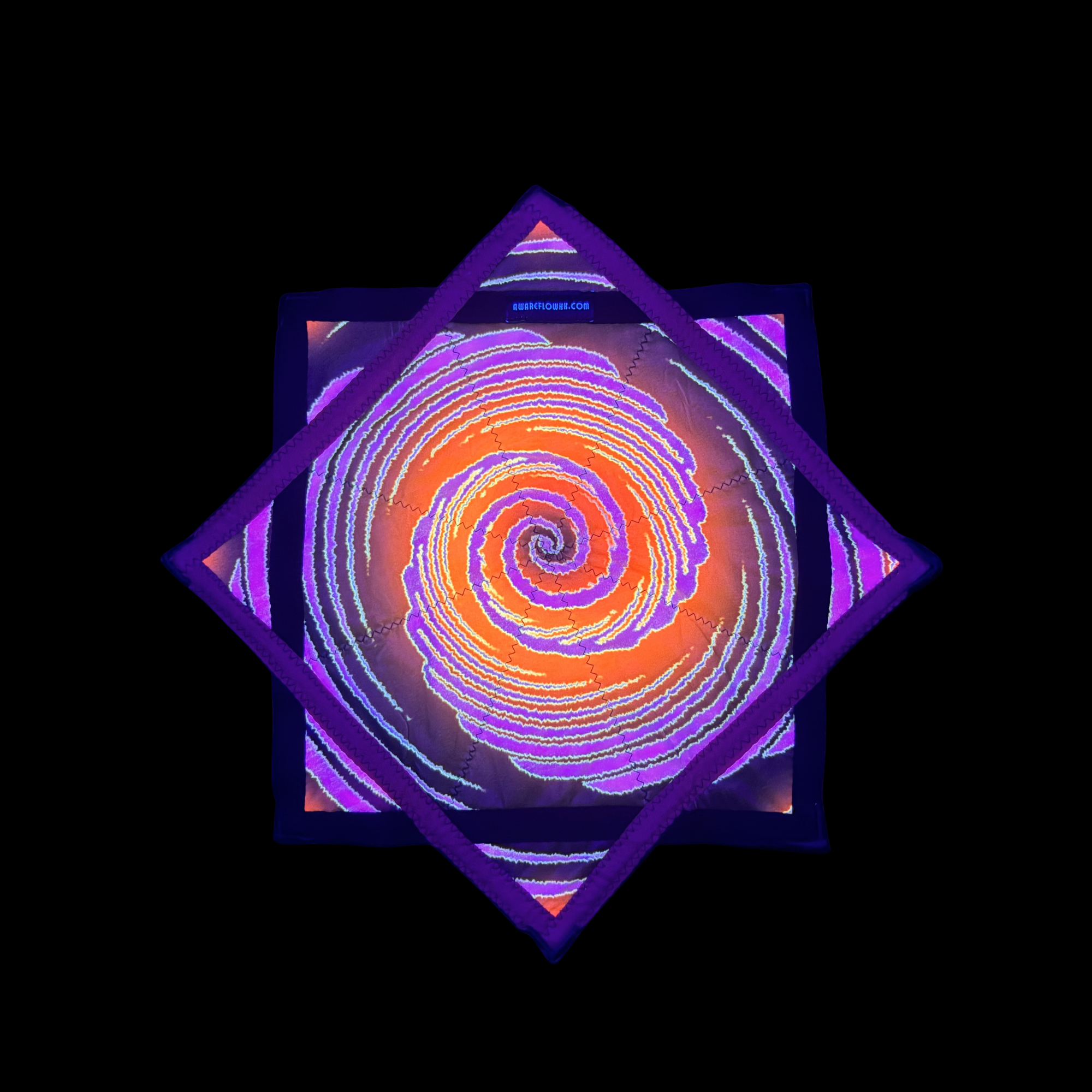 Star Spiral Dream - Green & Orange UV Dapo Flowstar