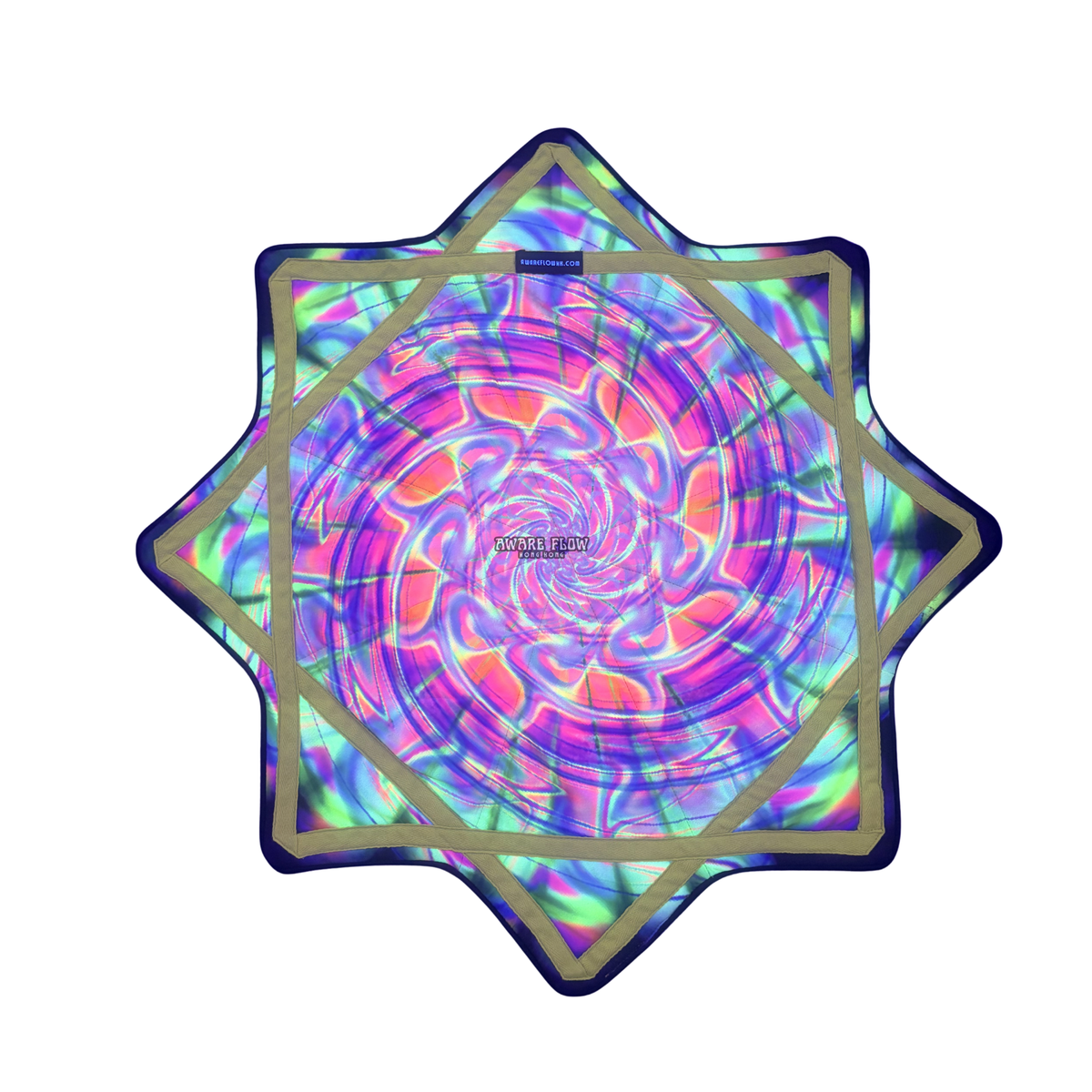 PsyWave Mandala – 8角 UVリフレクティブ Dapo