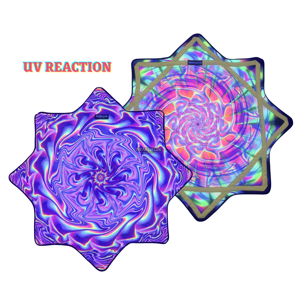 Aware Flow UV-Reactive Dapo — PsyWave Mandala