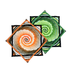 Glowing Classic Swirl UV Reactive Dapo Flowstar