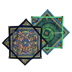 Circle Hong Kong Mandala Double-side UV reaction dapo flowstar