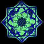 Emerald Celtic Knot x Rainbow 333  UV Flowstar Dapo