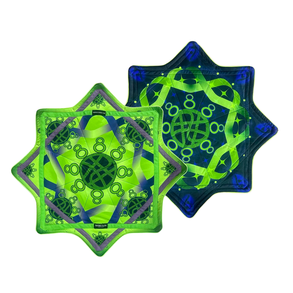 Emerald Celtic Knot x Rainbow 333  UV Flowstar Dapo