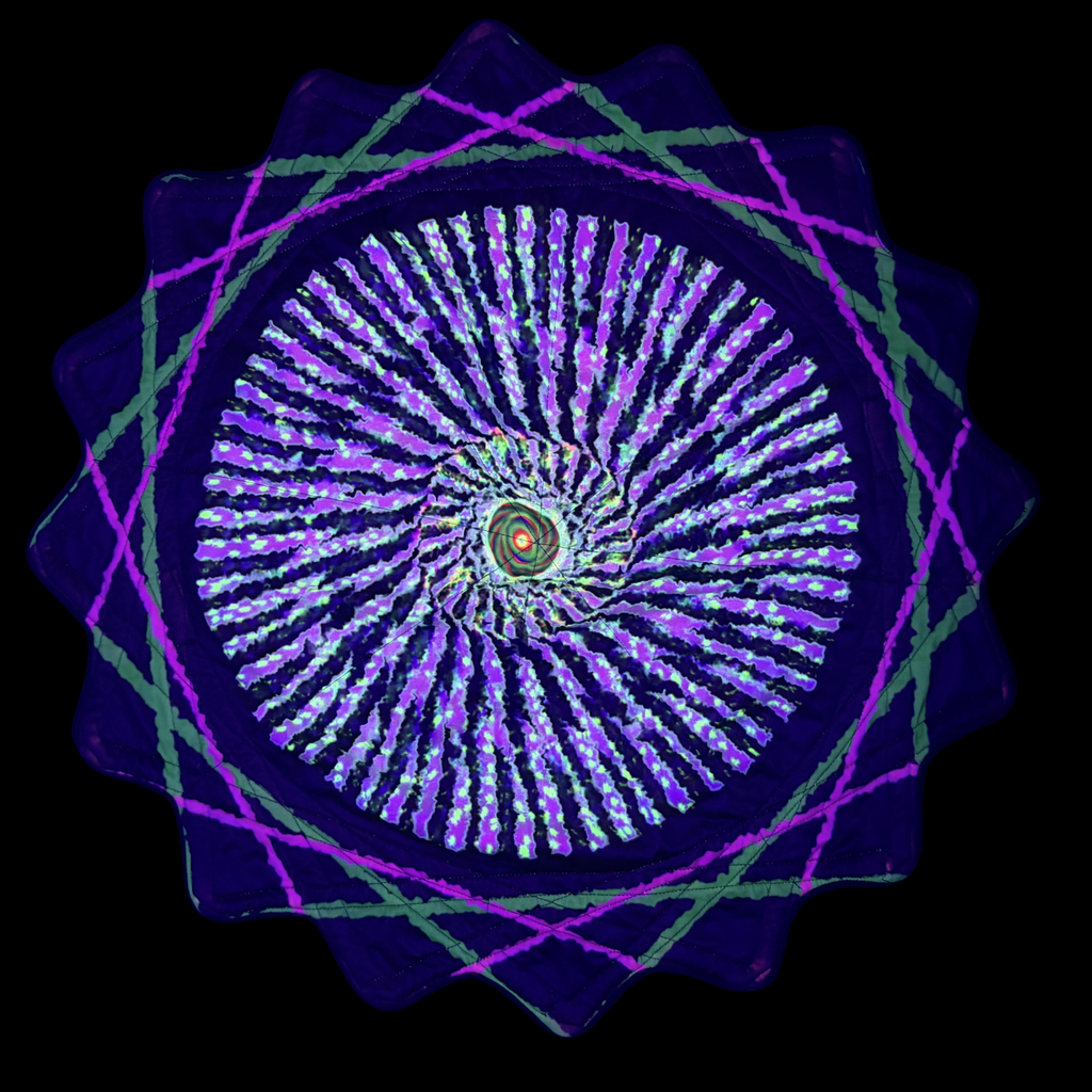 Neon Vortex Double-Sided UV Reactive Flowstar Dapo