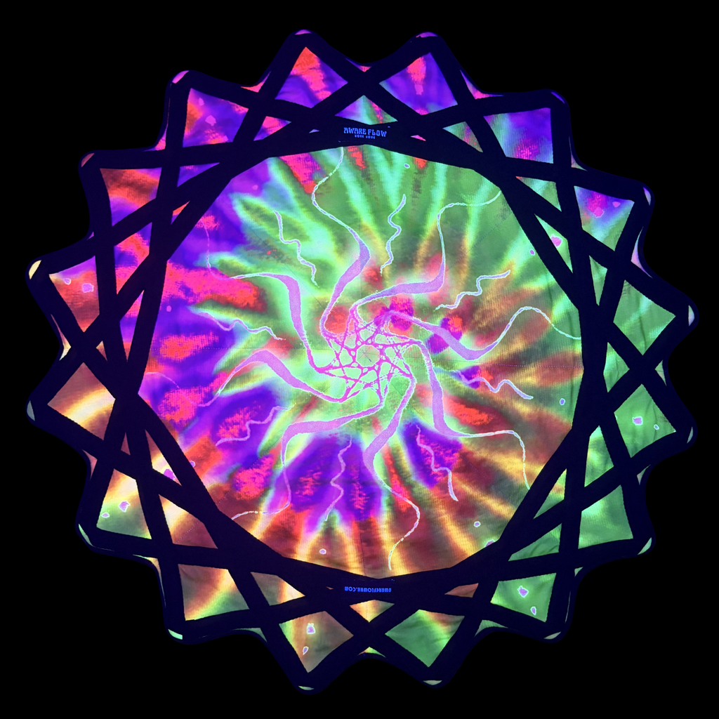 Rainbow Tie-Dye Flash Swirl Dapo Flowstar