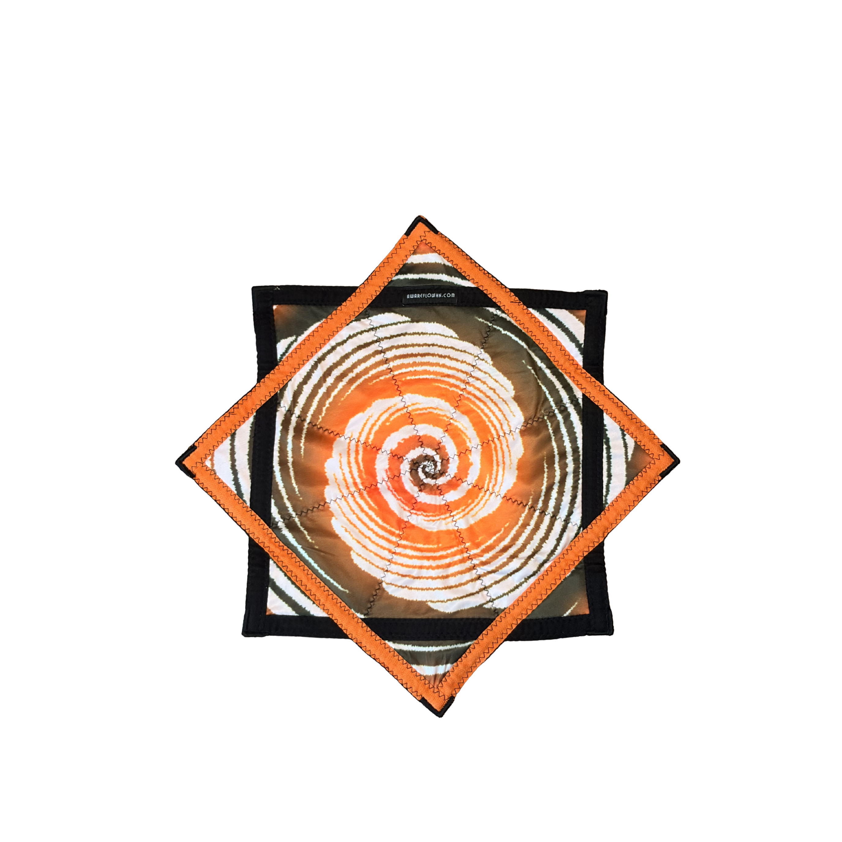 Star Spiral Dream - Green & Orange UV Dapo Flowstar