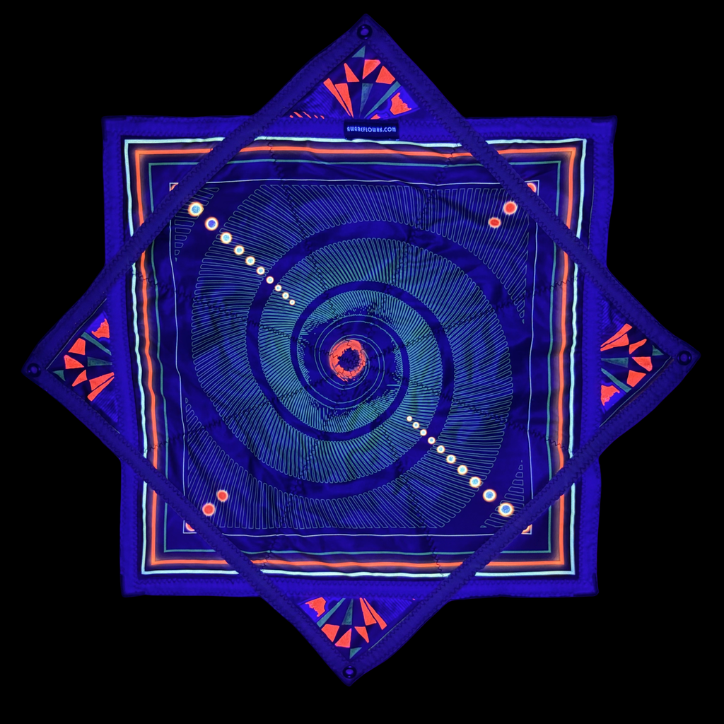 Circle Hong Kong Mandala Double-side UV reaction dapo flowstar