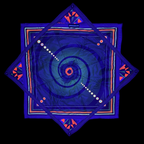 Circle Hong Kong Mandala Double-side UV reaction dapo flowstar