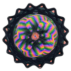 Neon Vortex Double-Sided UV Reactive Flowstar Dapo