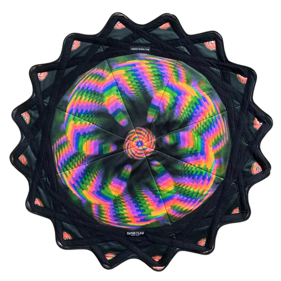 Neon Vortex Double-Sided UV Reactive Flowstar Dapo