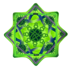 Emerald Celtic Knot x Rainbow 333  UV Flowstar Dapo