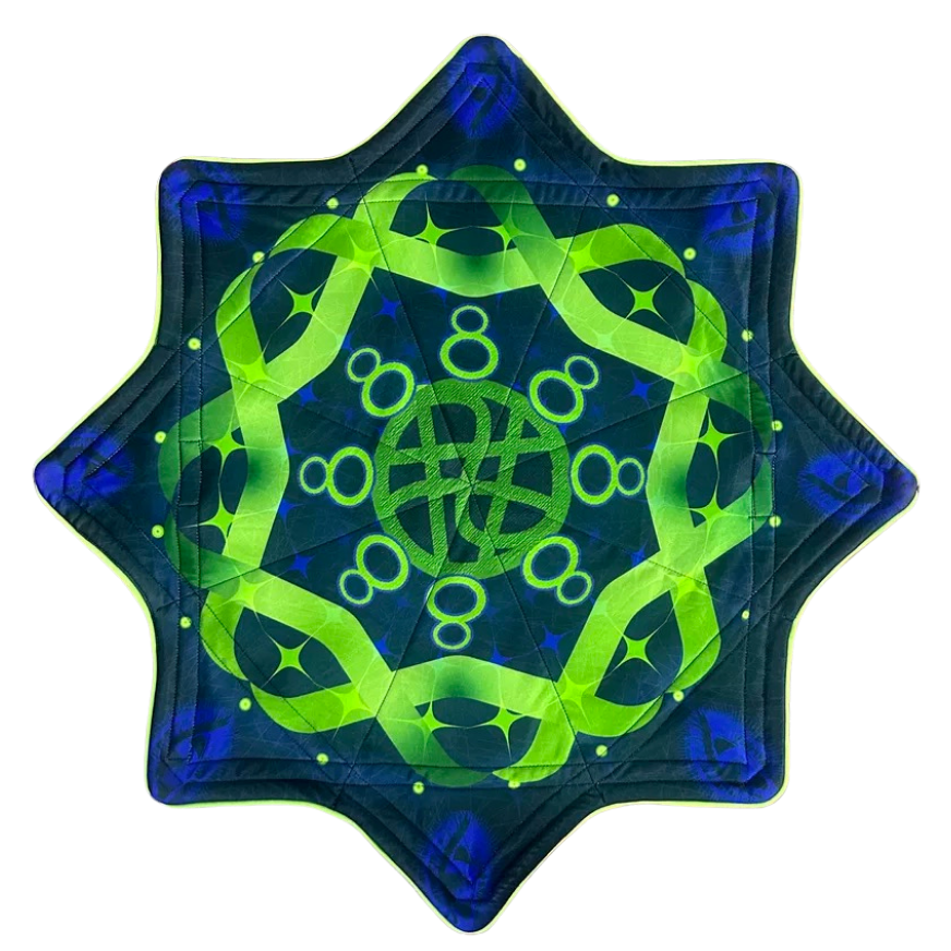 Emerald Celtic Knot x Rainbow 333  UV Flowstar Dapo