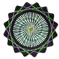 Neon Vortex Double-Sided UV Reactive Flowstar Dapo