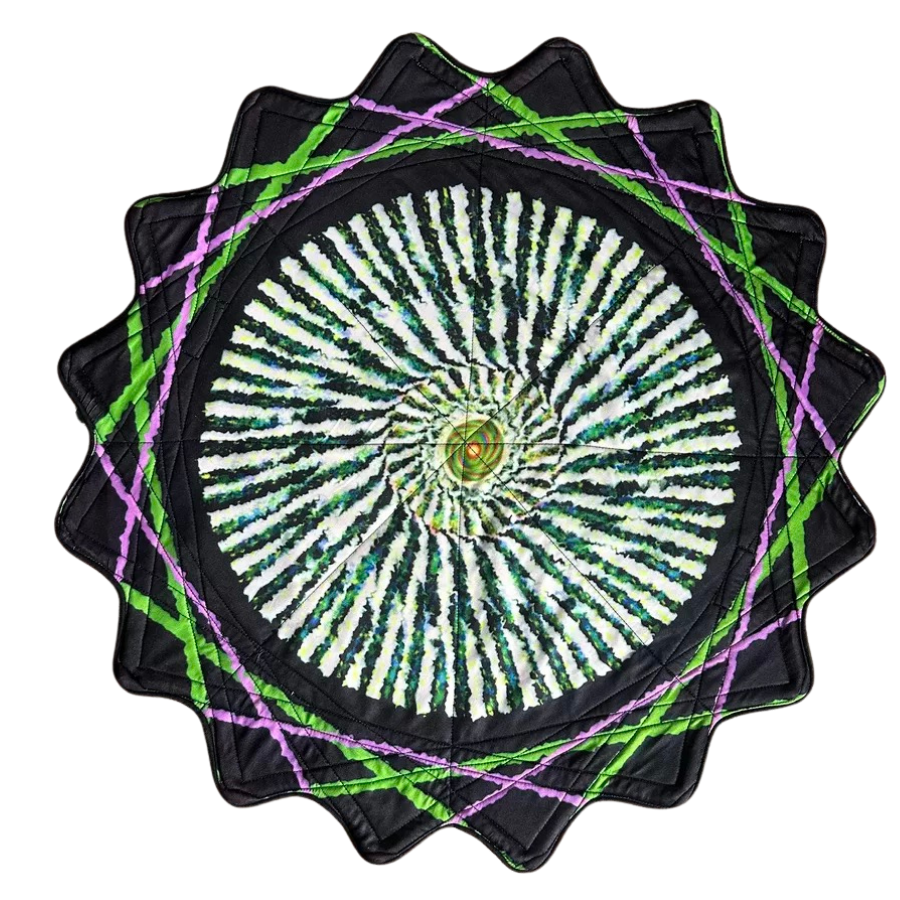 Neon Vortex Double-Sided UV Reactive Flowstar Dapo