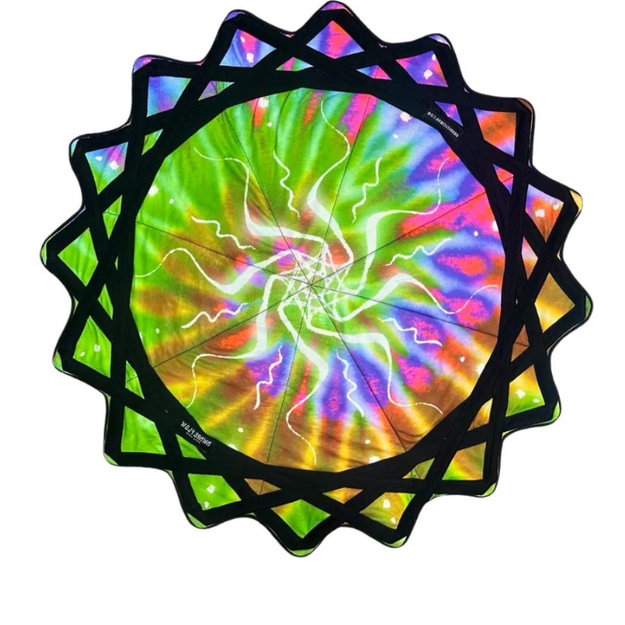 Rainbow Tie-Dye Flash Swirl Dapo Flowstar