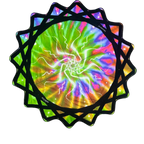 Rainbow Tie-Dye Flash Swirl Dapo Flowstar